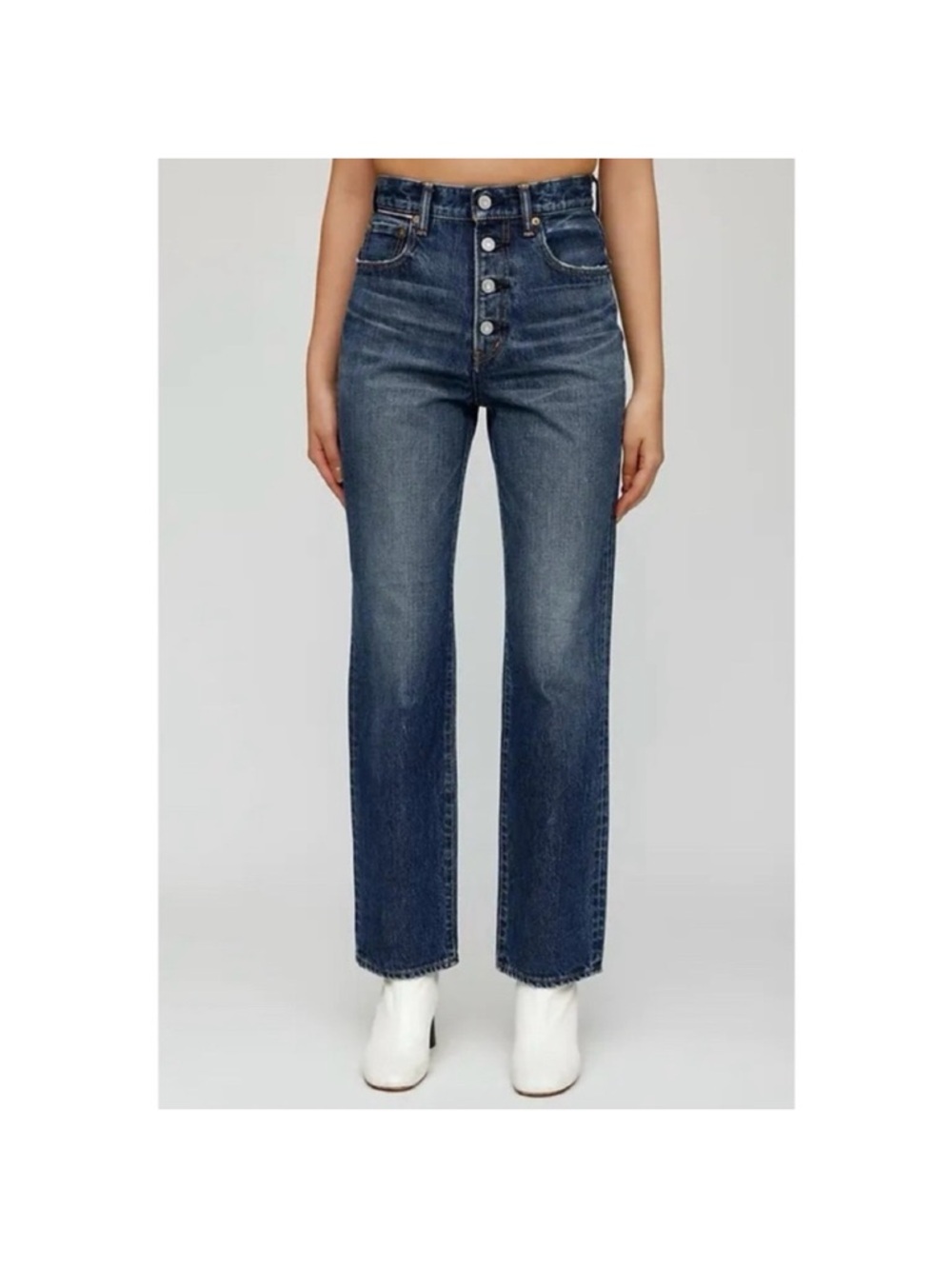 Moussy Vintage Wyan Wide Straight Jeans NWT